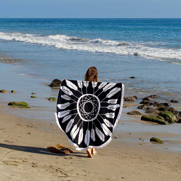 Seaside-Round-Towel-PiratesCove